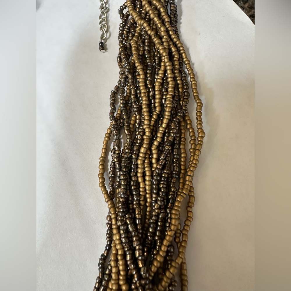 VTG Chico Multi-Strand Beaded Necklace - Picture 4 of 5